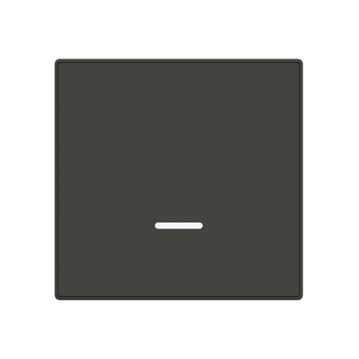 Cover plate Time indication for Time switch Central cover plate Black - Sky Niessen