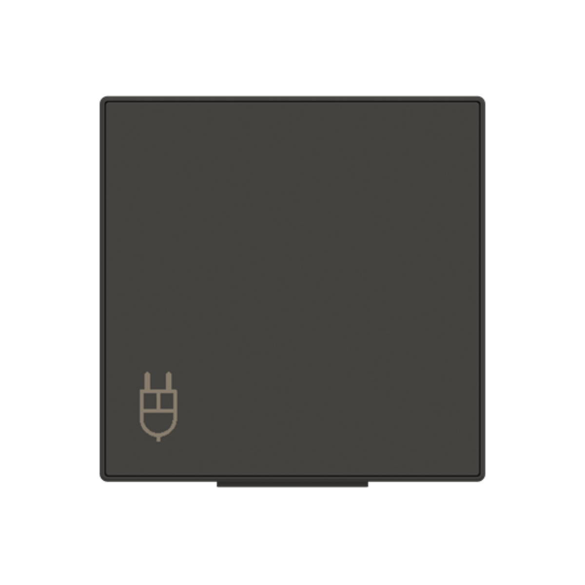 Cover socket outlet None Black - Sky Niessen