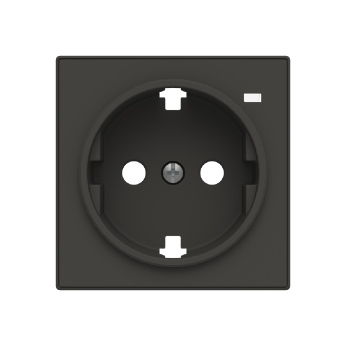 Cover socket outlet None Black - Sky Niessen