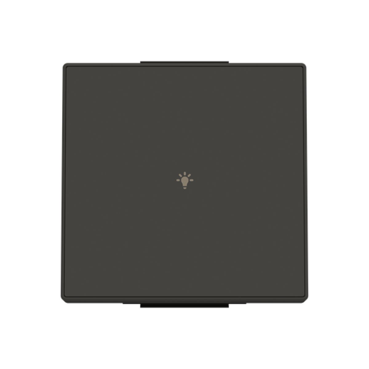 Rocker Symbol "light" for Switchpush button One-part button Black - Sky Niessen