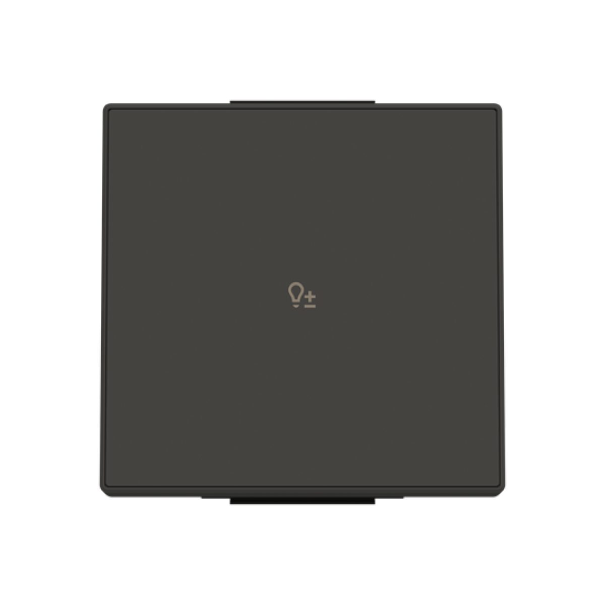 Rocker Symbol "light" for Dimmer One-part button Black - Sky Niessen