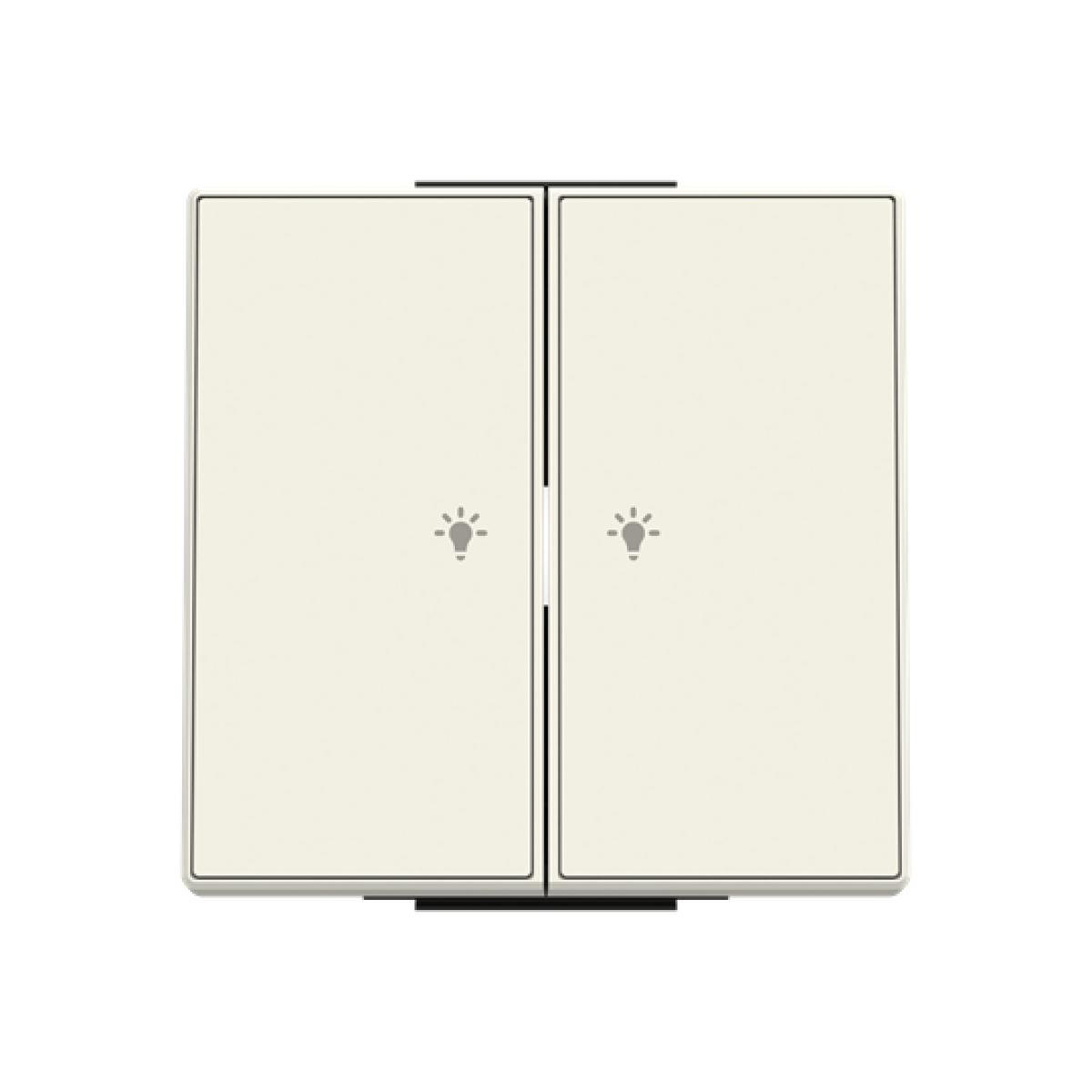 Rocker Symbol "light" for Switchpush button Two-part button White - Sky Niessen
