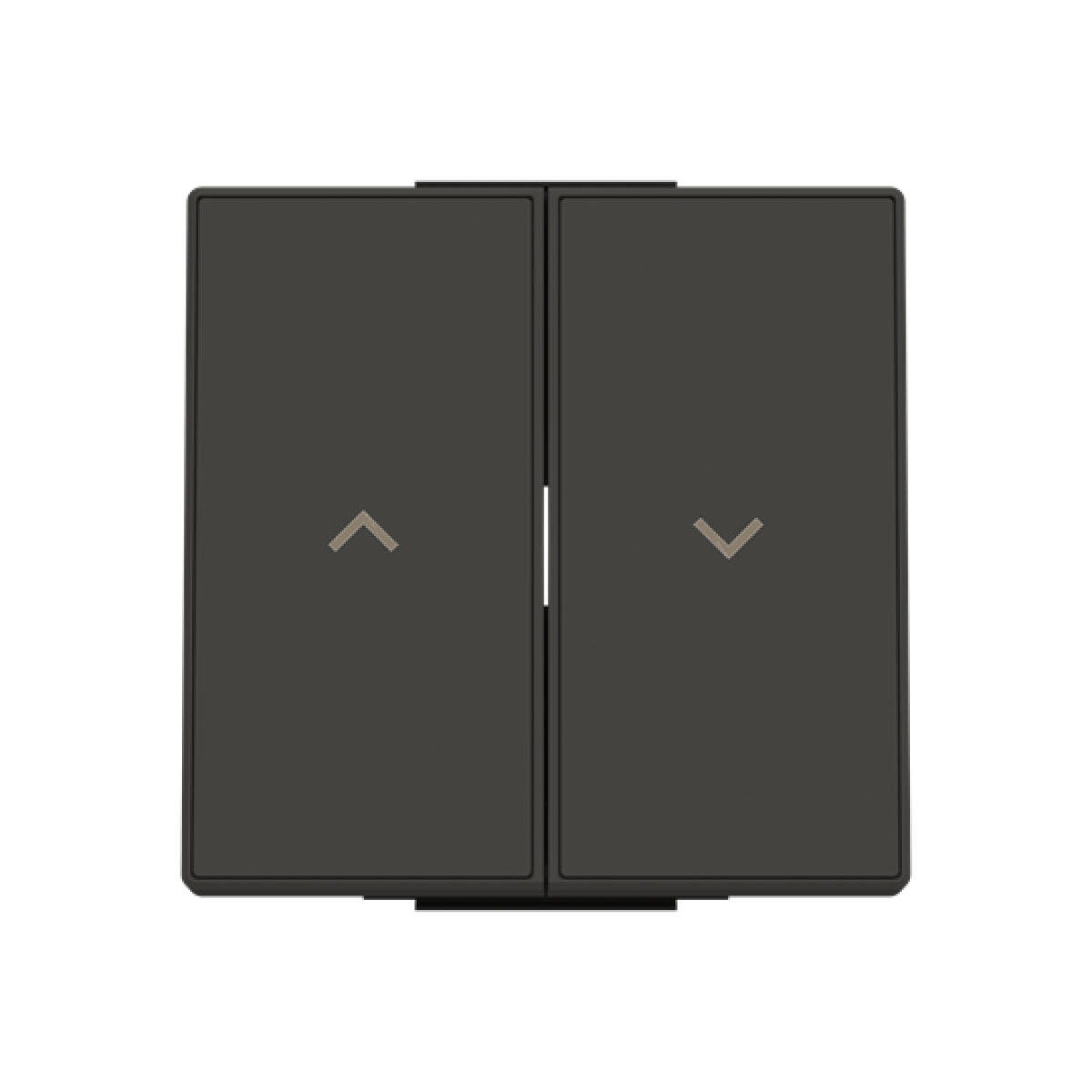 Rocker Symbol "arrows" for Venetian blind Two-part button Black - Sky Niessen