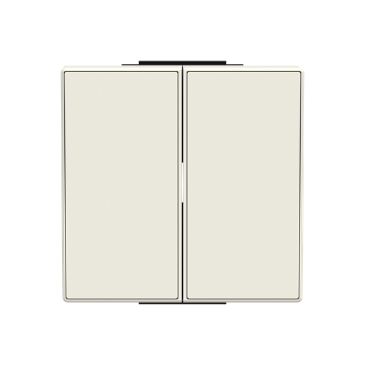 Rocker None for Switchpush button Two-part rocker White - Sky Niessen