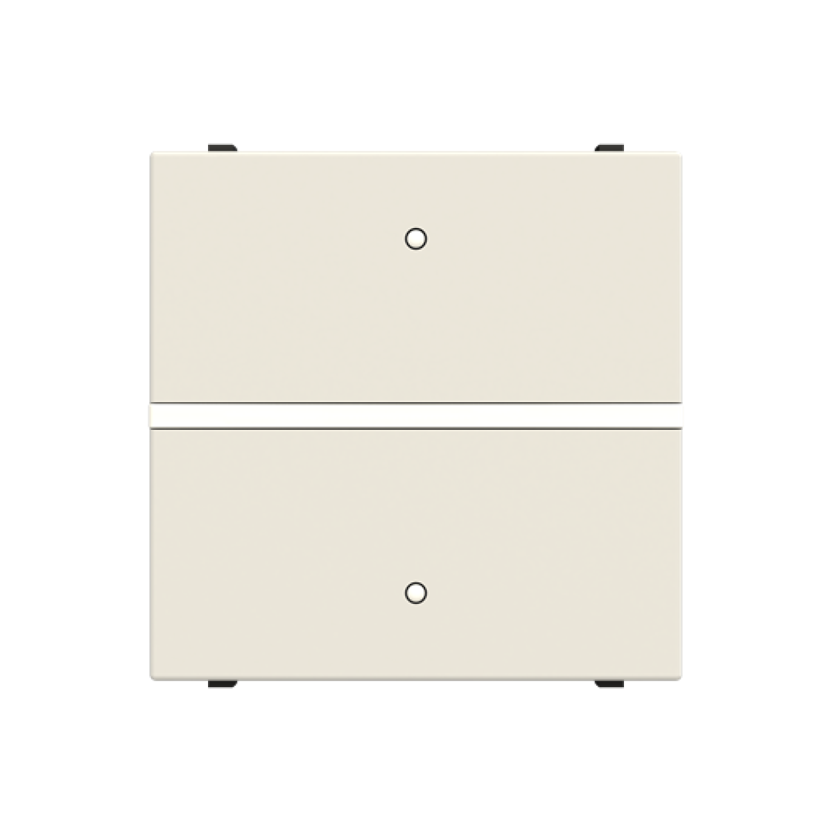 Insertcover Without imprint Microswitch 1 rocker White - Zenit