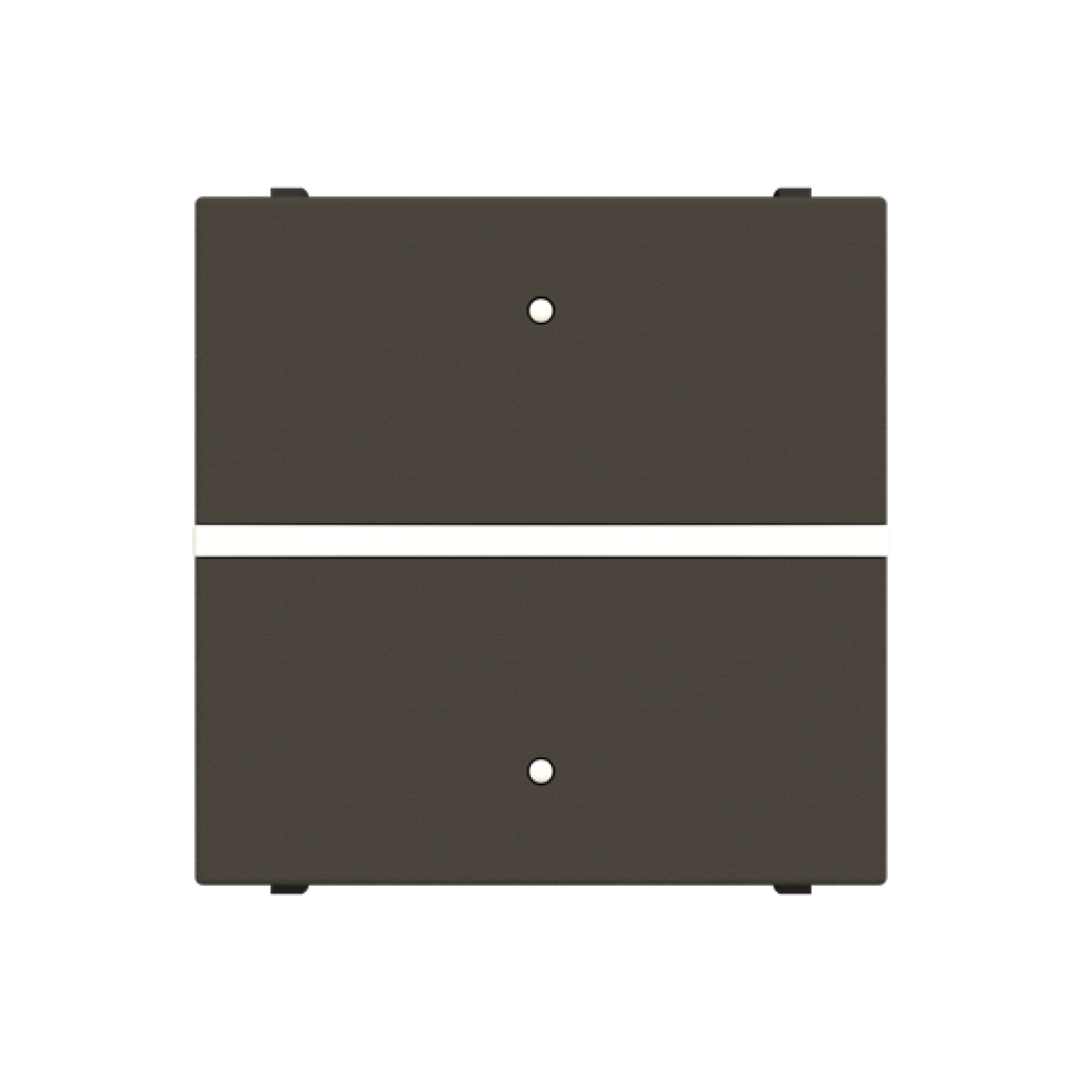 Insertcover Without imprint Microswitch 1 rocker Anthracite - Zenit