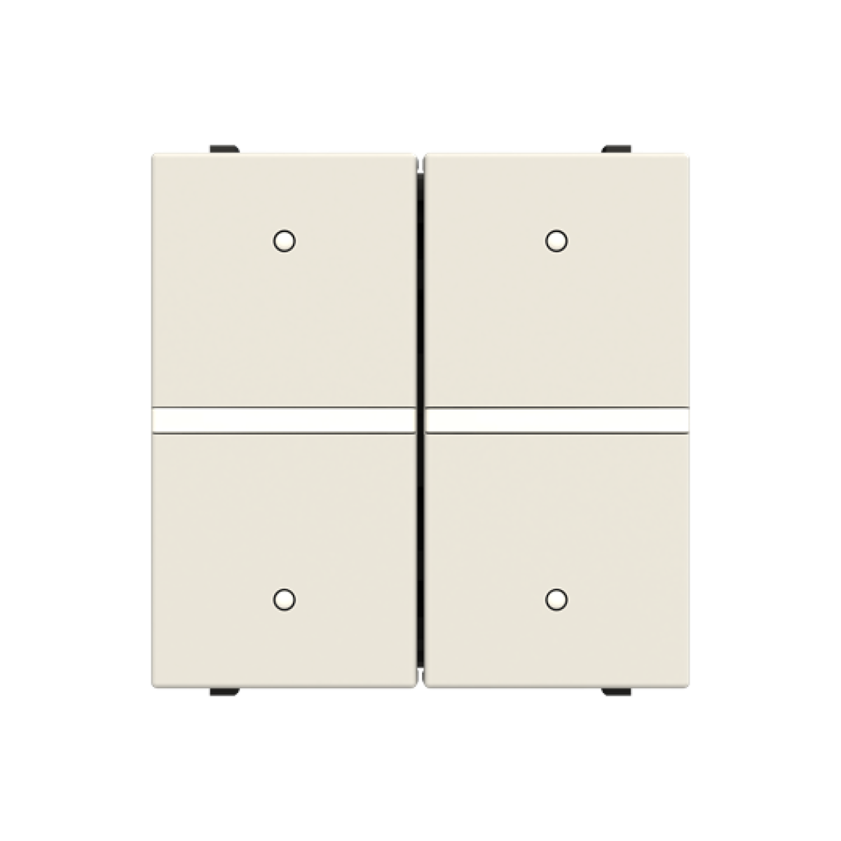 Insertcover Without imprint Microswitch 1 rocker White - Zenit