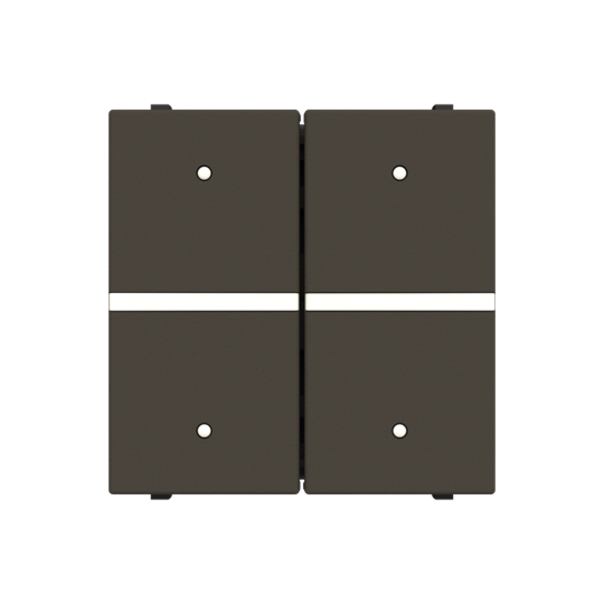 Insertcover Without imprint Microswitch 1 rocker Anthracite - Zenit