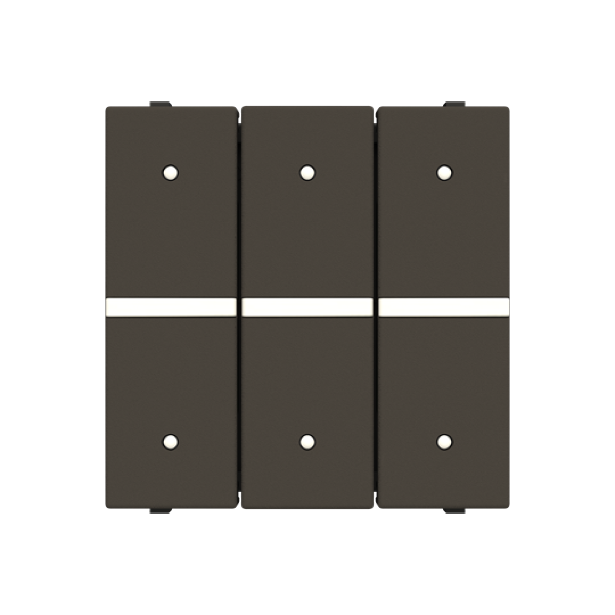 Insertcover Without imprint Microswitch 1 rocker Anthracite - Zenit