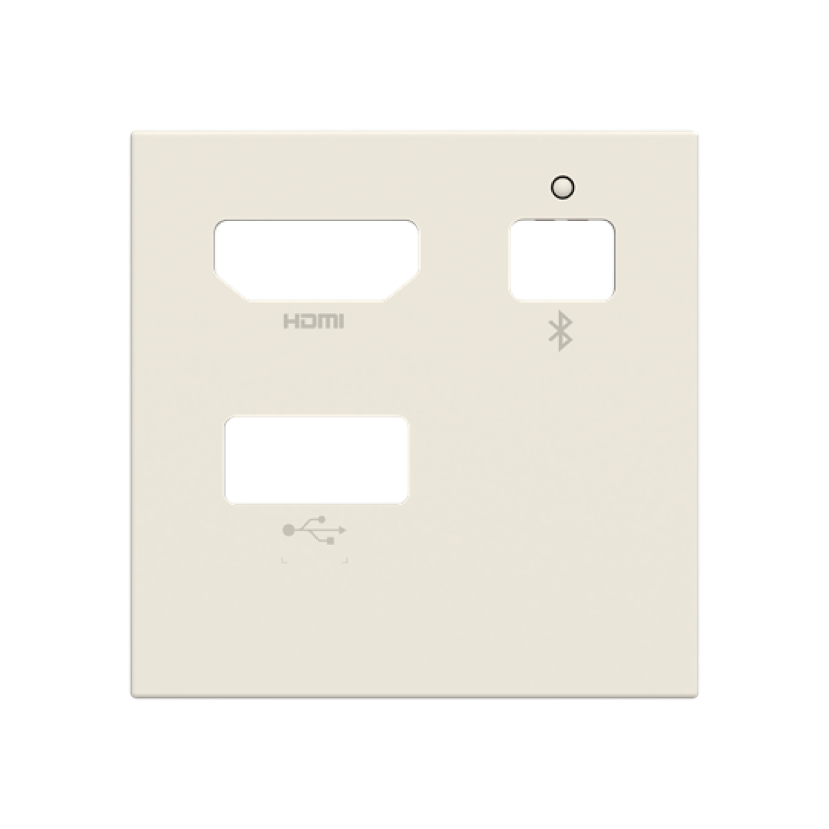 Cover plate Usb Central cover plate White - Zenit