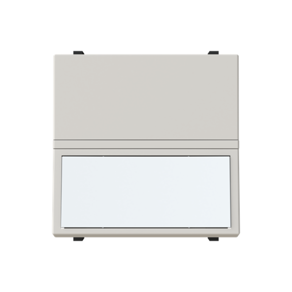 Insertcover Without imprint Push button, Single push button 1P 1NO 1CO Dune - Zenit