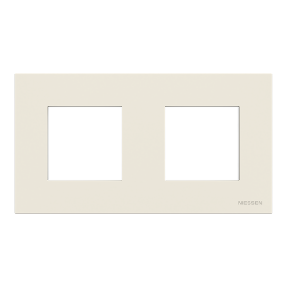 Frame 2-gang White - Zenit