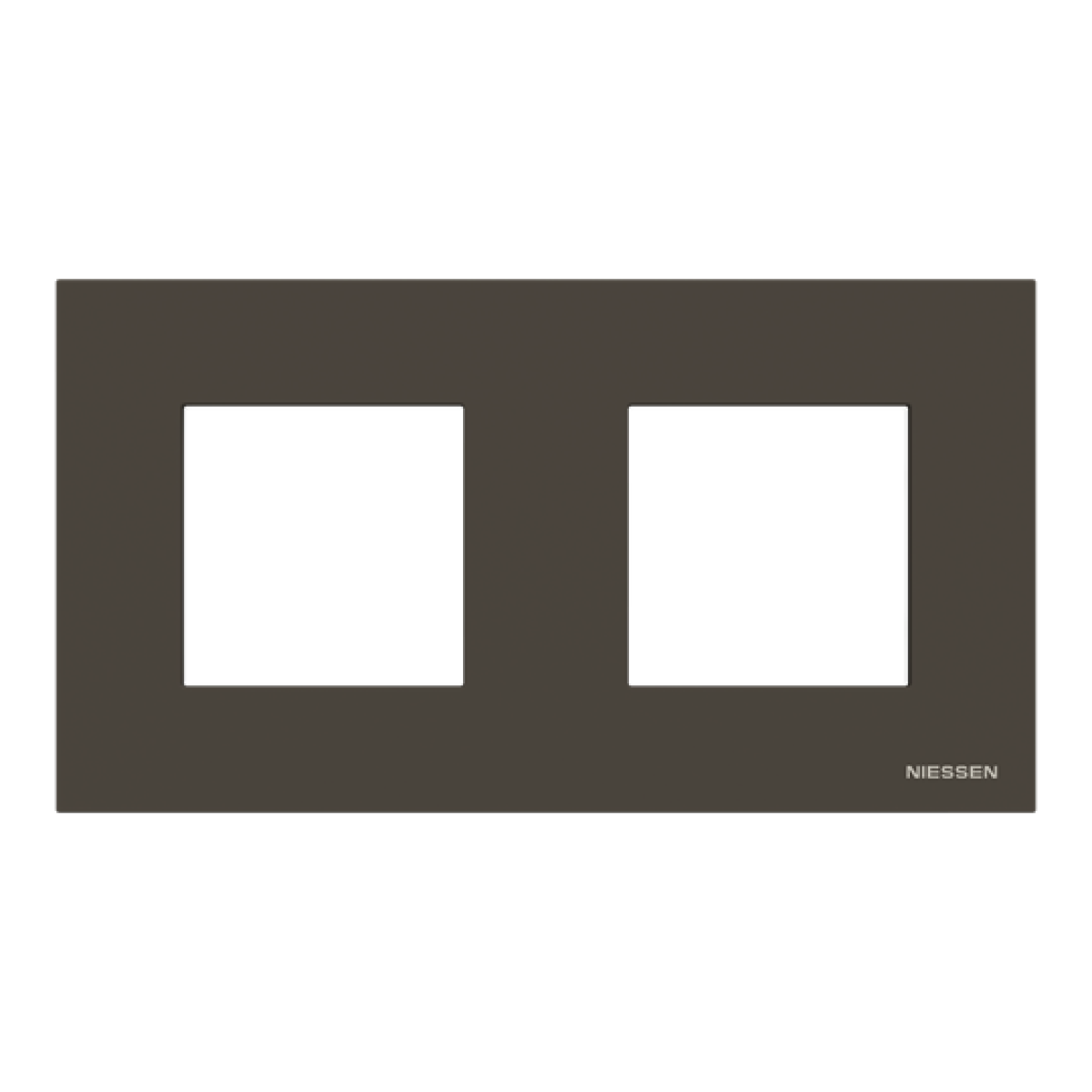 Frame 2-gang Anthracite - Zenit