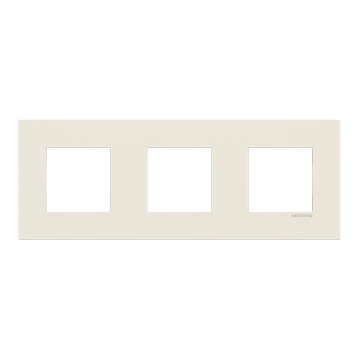 Frame 3-gang White - Zenit