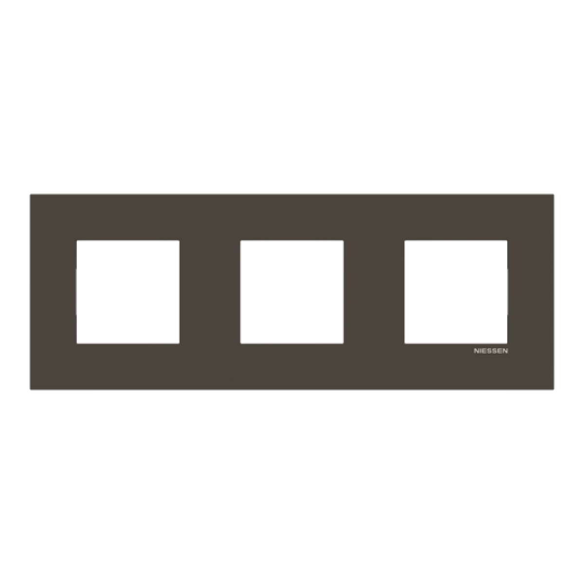 Frame 3-gang Anthracite - Zenit