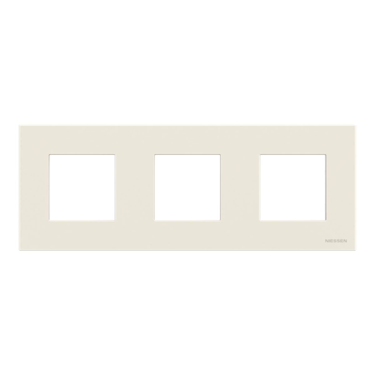 Frame 3-gang White - Zenit