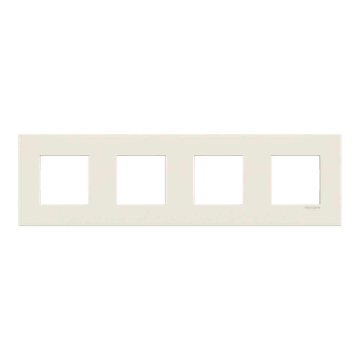 Frame 4-gang White - Zenit