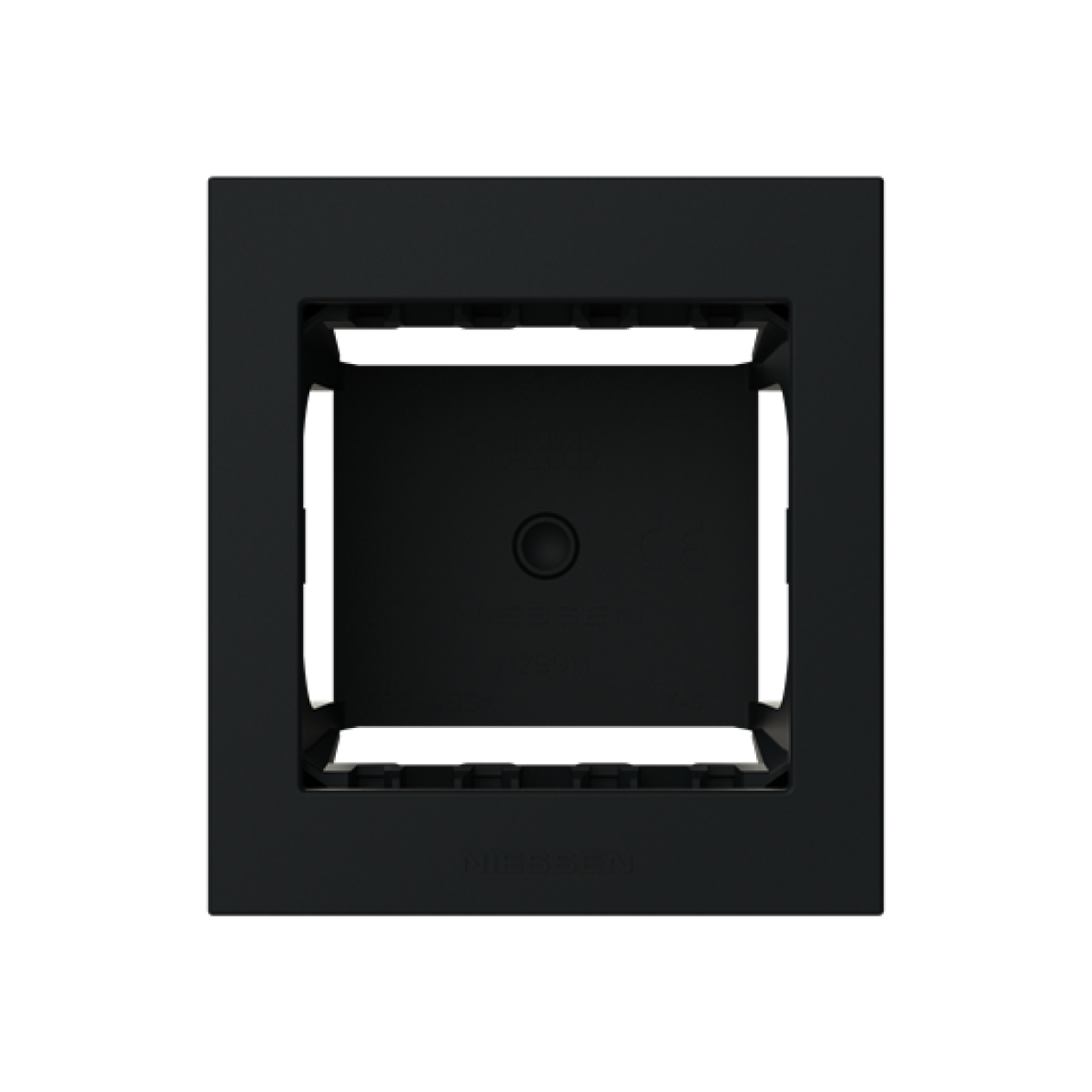 Box IP40 1-gang Black - Zenit