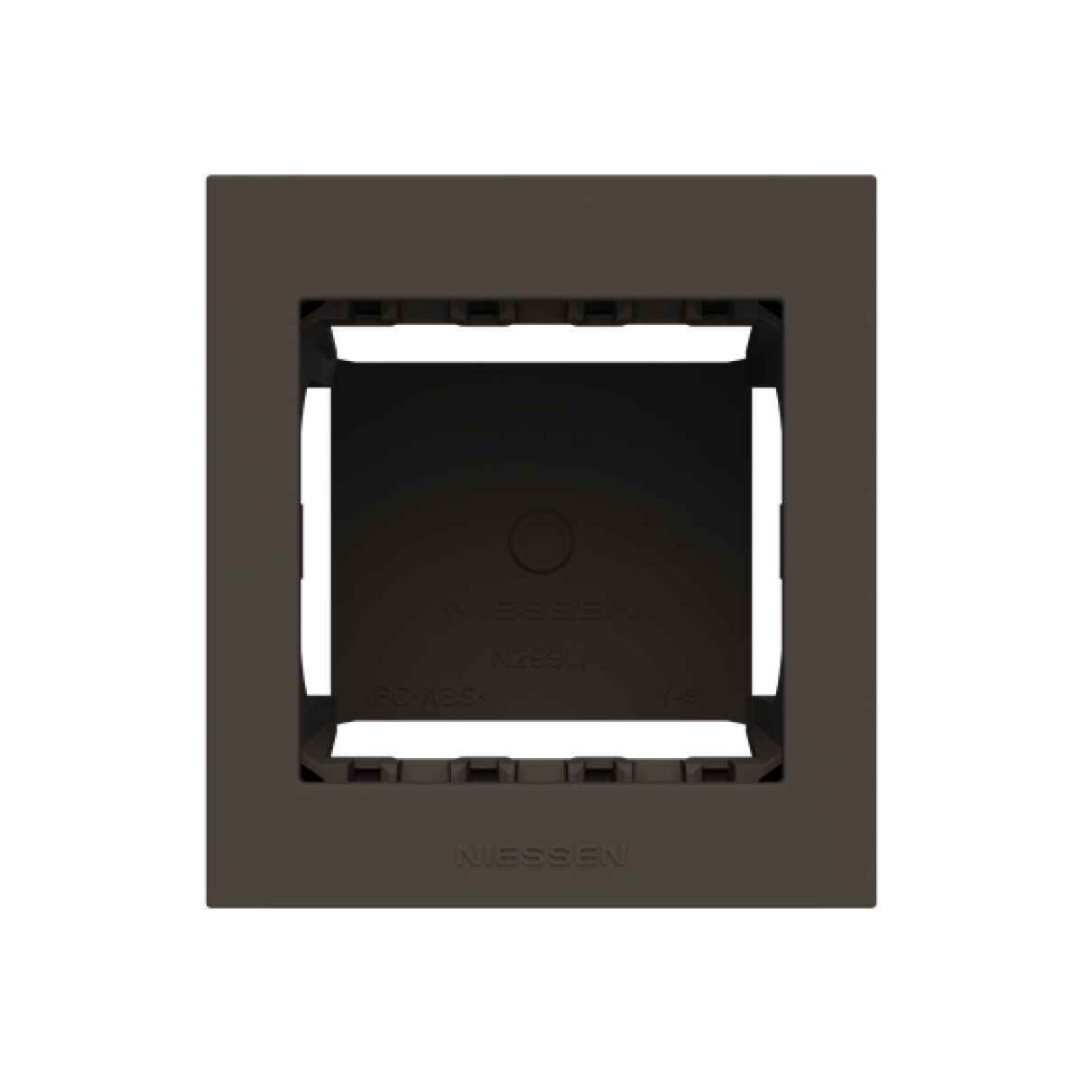 Box IP40 1-gang Anthracite - Zenit