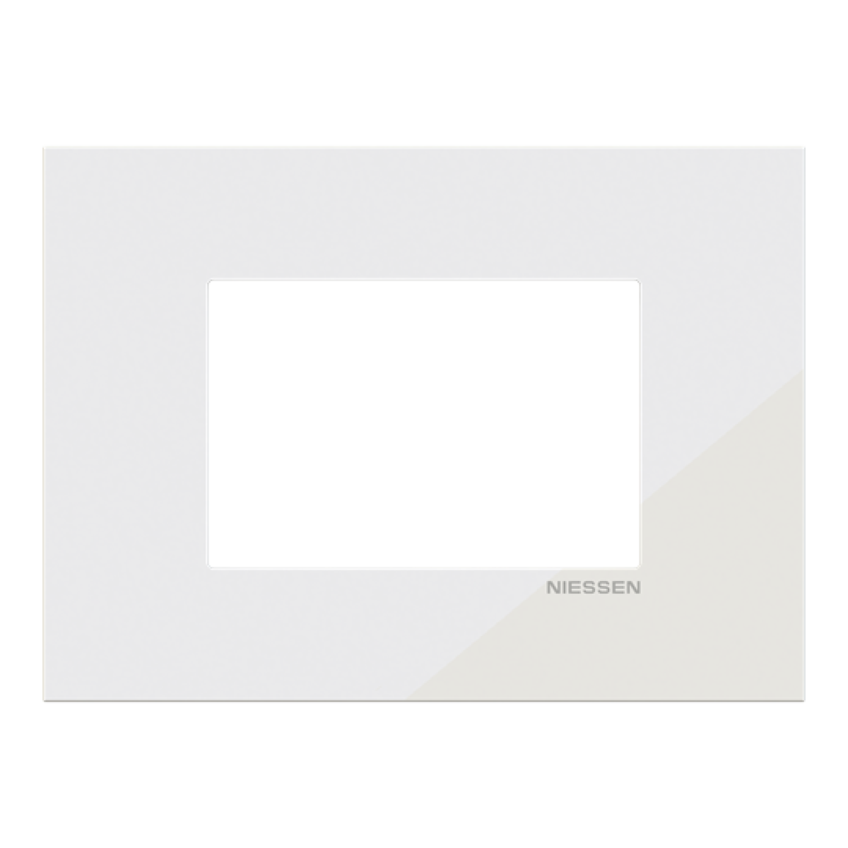 Frame 1-gang Tacteo White - Zenit