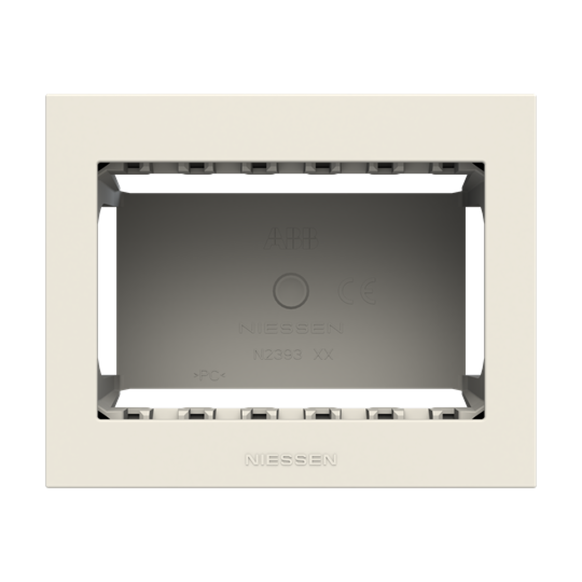 Box IP40 3-gang White - Zenit