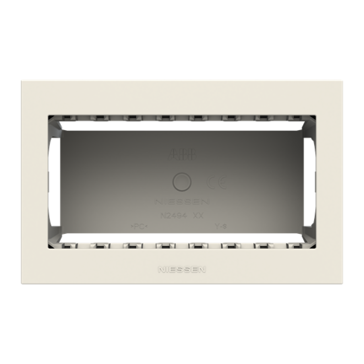 Box IP40 4-gang White - Zenit