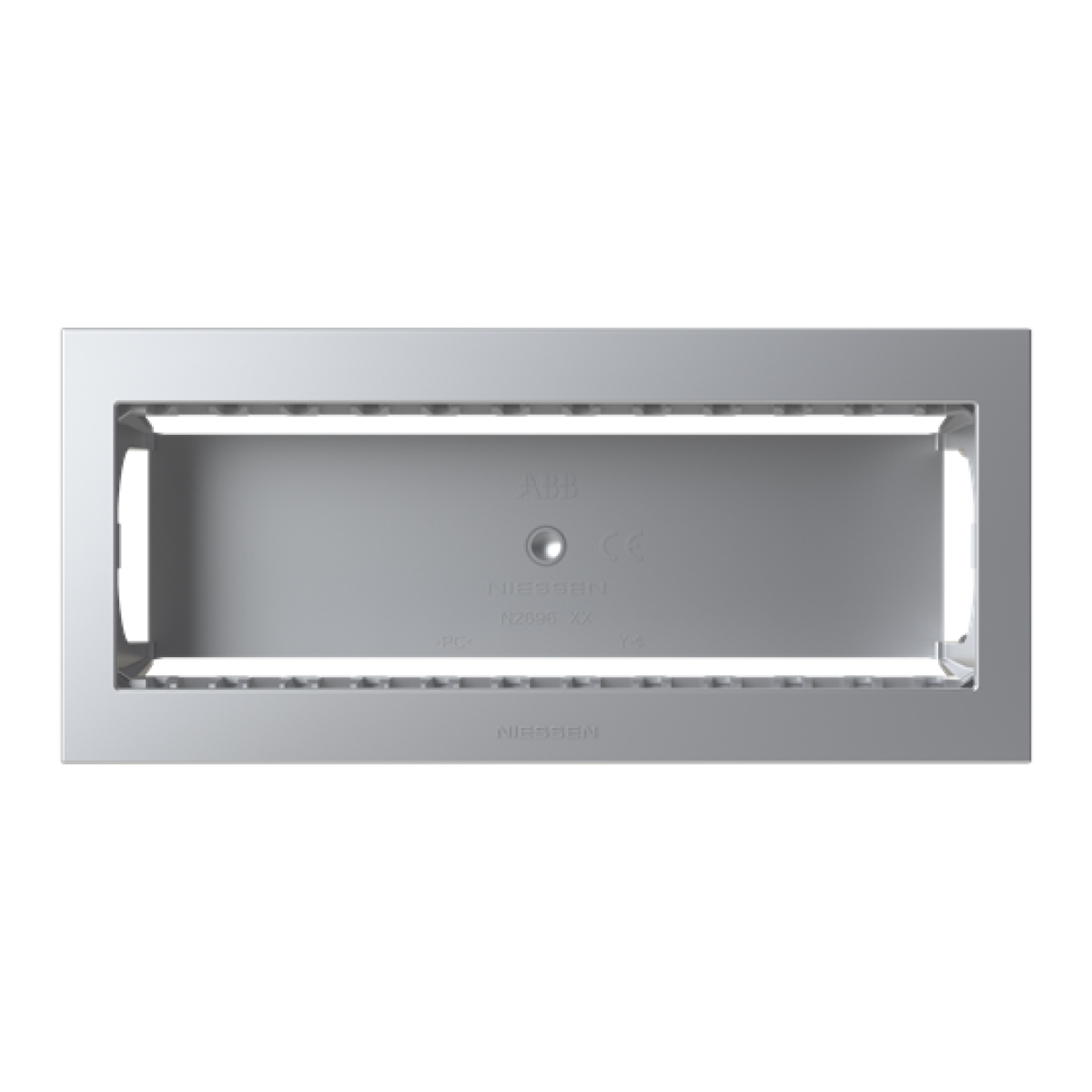 Box IP40 6-gang Silver - Zenit