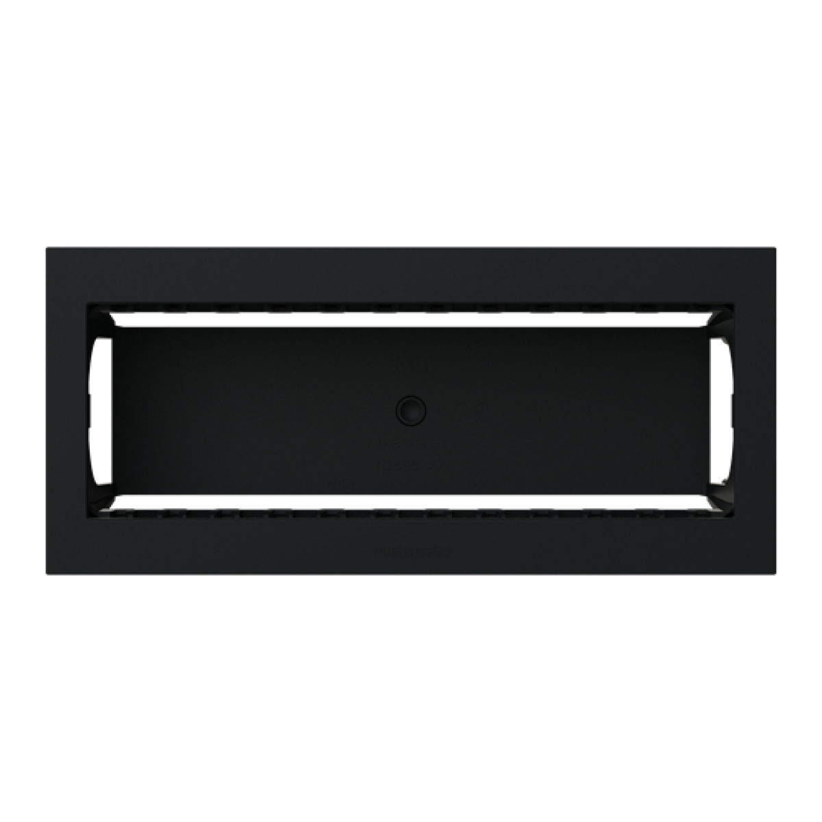 Box IP40 6-gang Black - Zenit