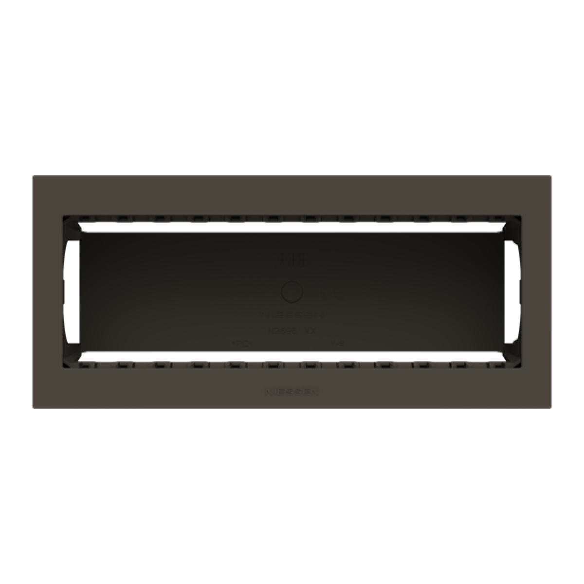 Box IP40 6-gang Anthracite - Zenit