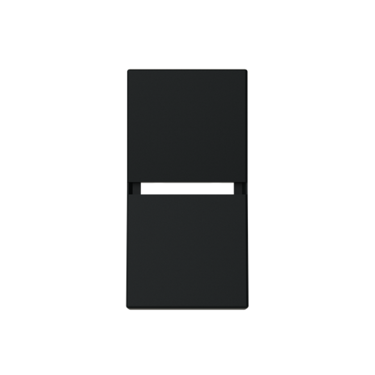 Rocker Switchpush button with Without imprint Black - Zenit