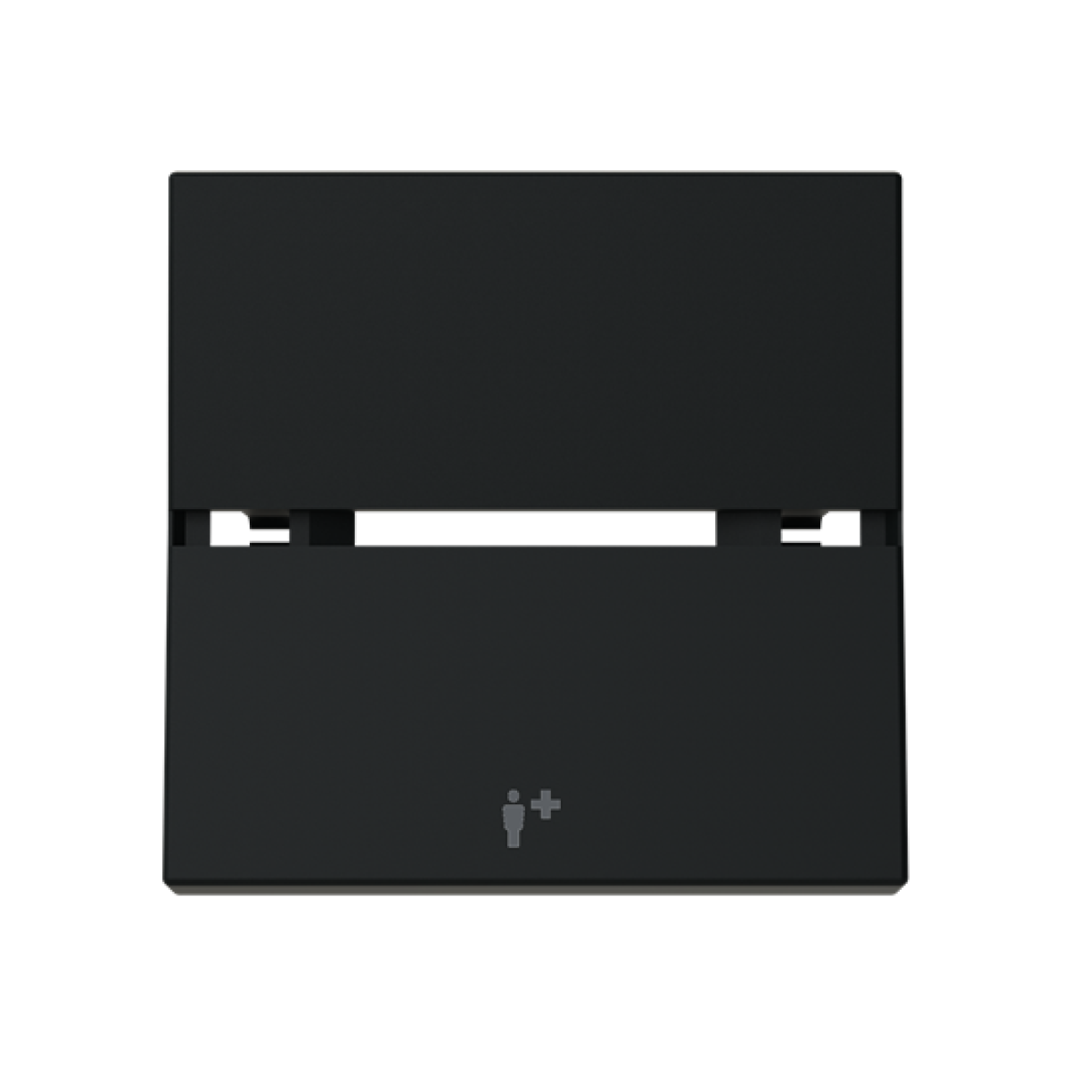 Rocker Switchpush button with Nurse Black - Zenit