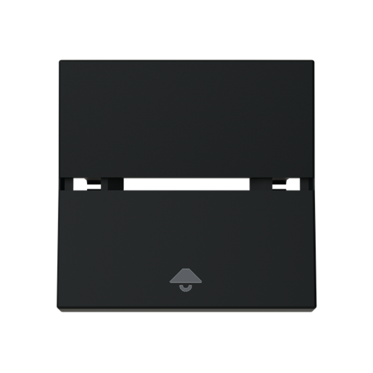 Rocker Switchpush button with Symbol "light" Black - Zenit