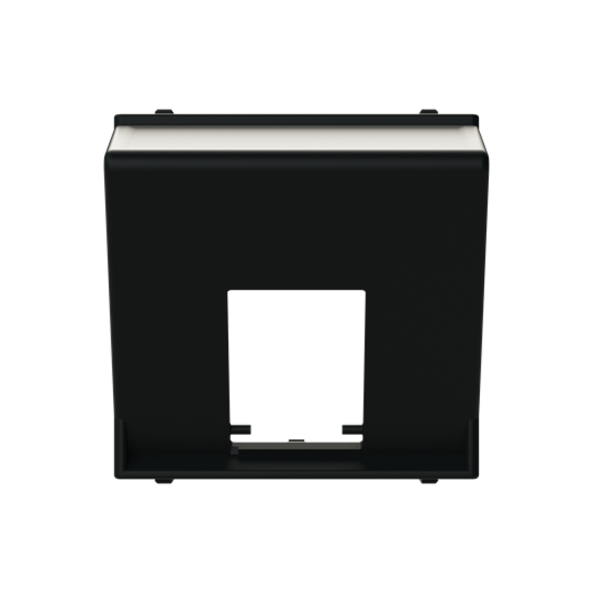 Cover For data connection housing 1 gang Black - Zenit