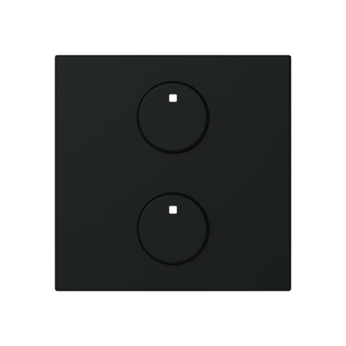 Rocker Switchpush button with Various symbols Black - Zenit