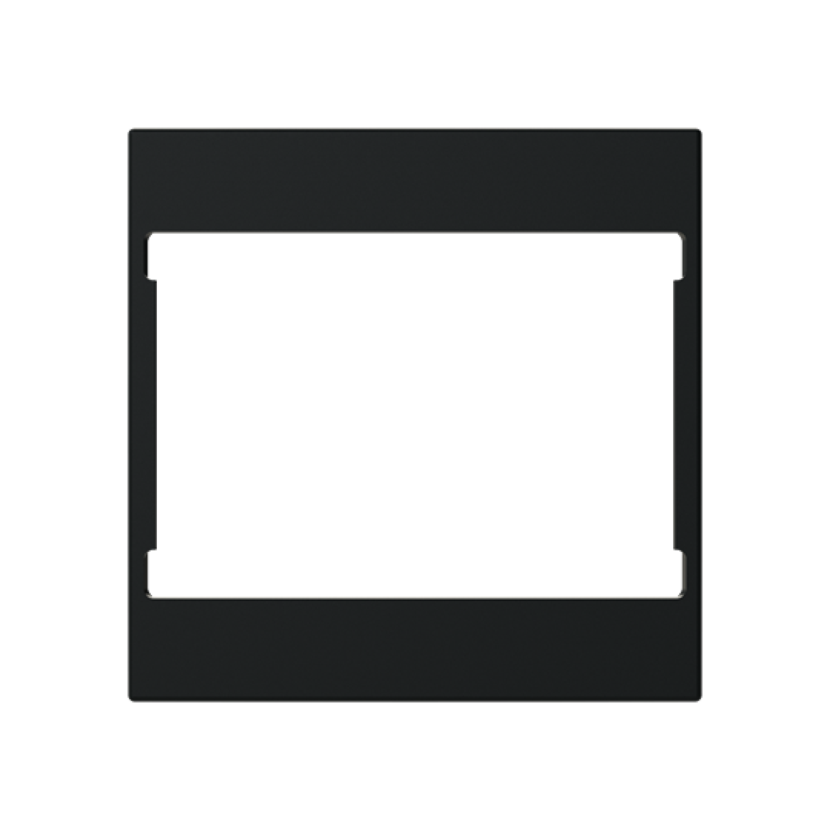 Cover plate Sensor with Without imprint Black - Zenit