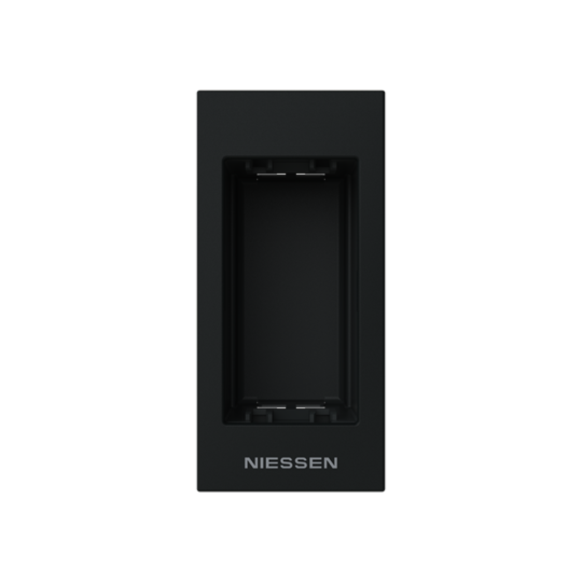 Frame 1-gang Black - Zenit