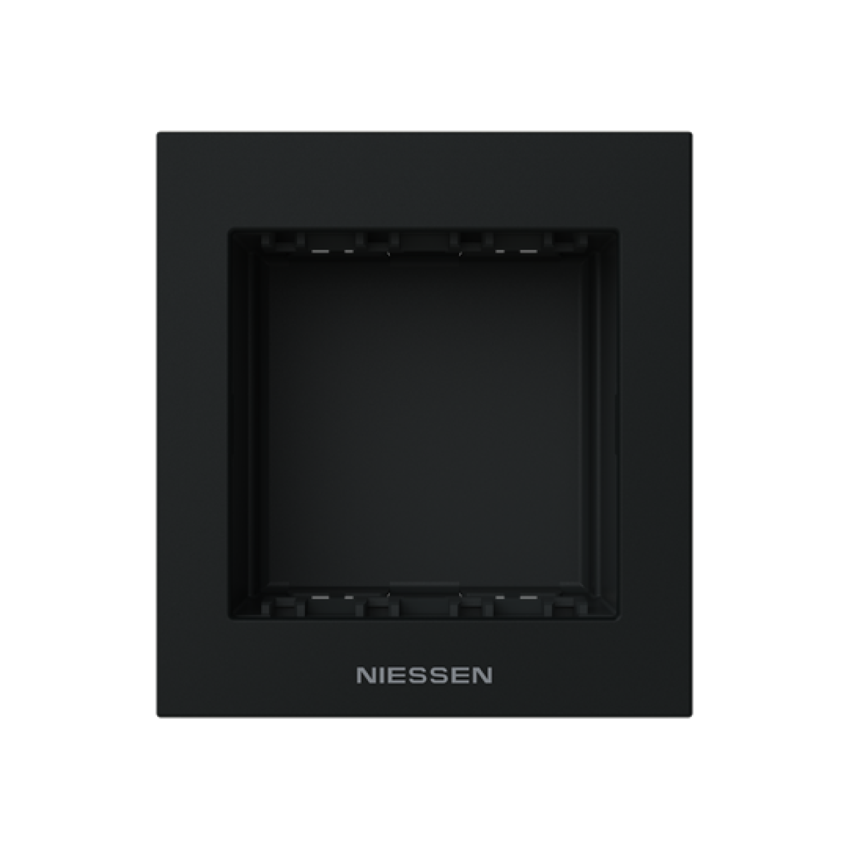 Frame 1-gang Black - Zenit