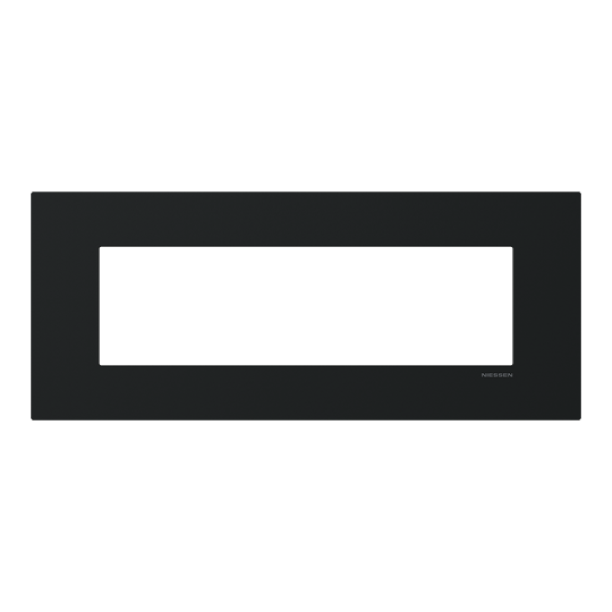 Frame 1-gang Black - Zenit