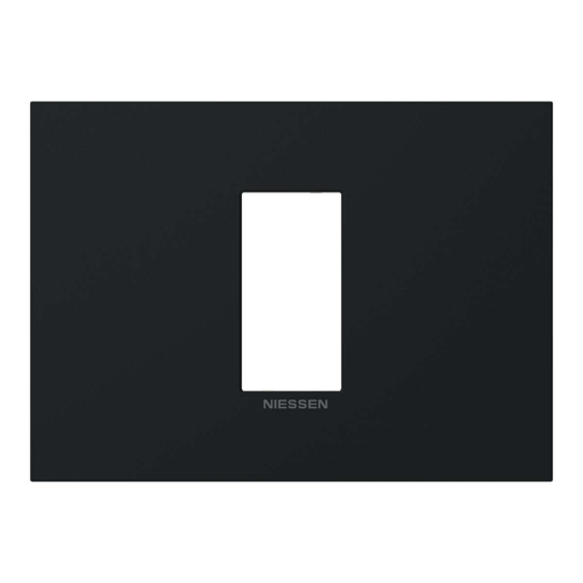 Frame 1-gang Black - Zenit