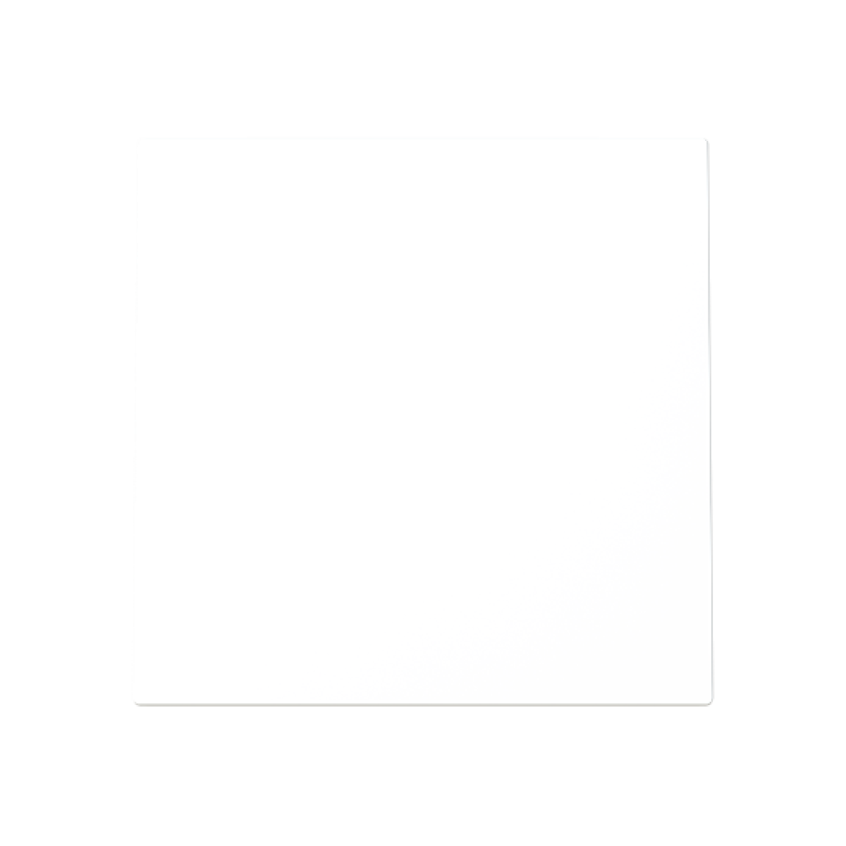 Rocker None for Switchpush button, One-part rocker White - Alba