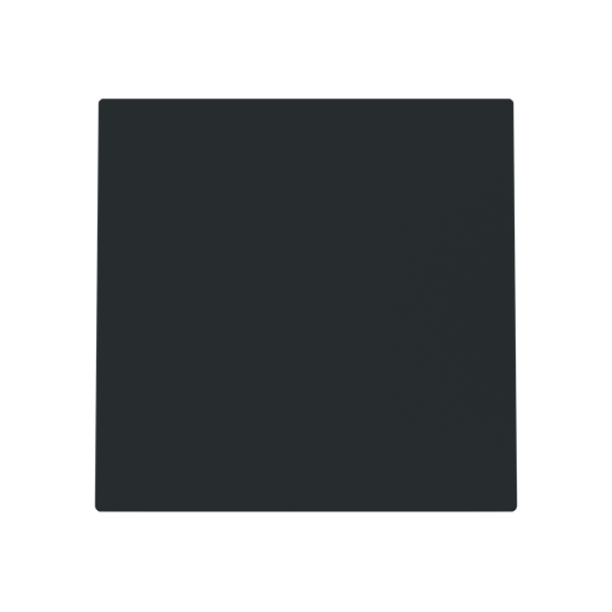 Rocker None for Switchpush button, One-part rocker Black - Alba