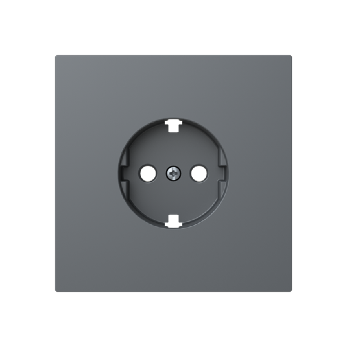 Cover socket outlet Central cover plate for Socket outlet None Grey - Alba