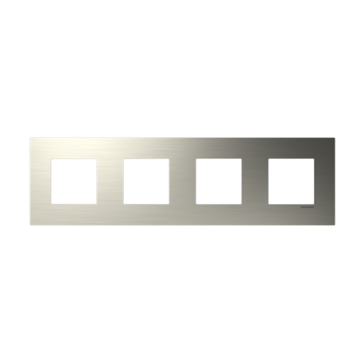 Frame 4-gang Nickel - Zenit