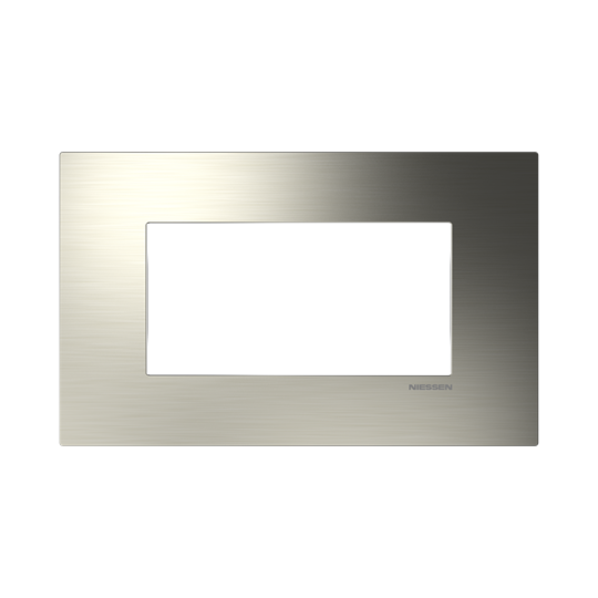 Frame 1-gang Nickel - Zenit