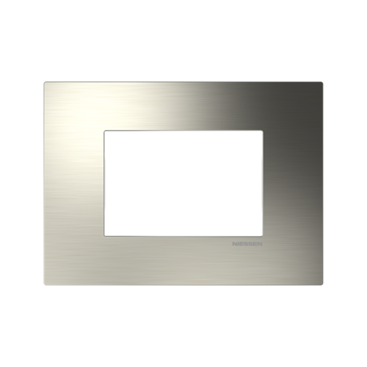 Frame 1-gang Nickel - Zenit