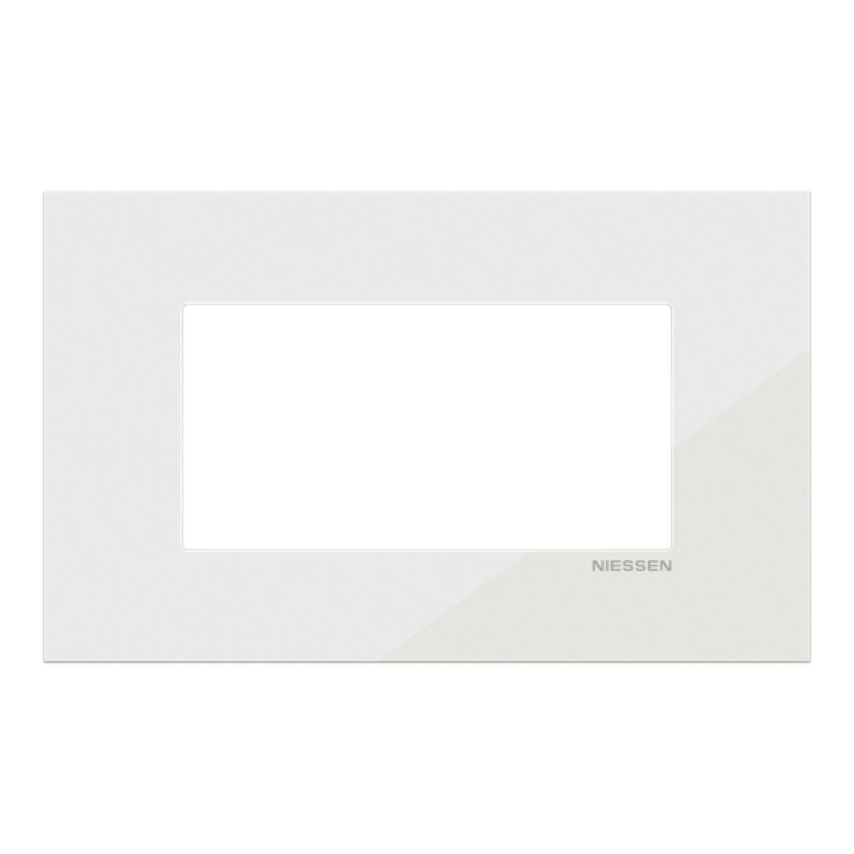 Frame 1-gang Tacteo White - Zenit