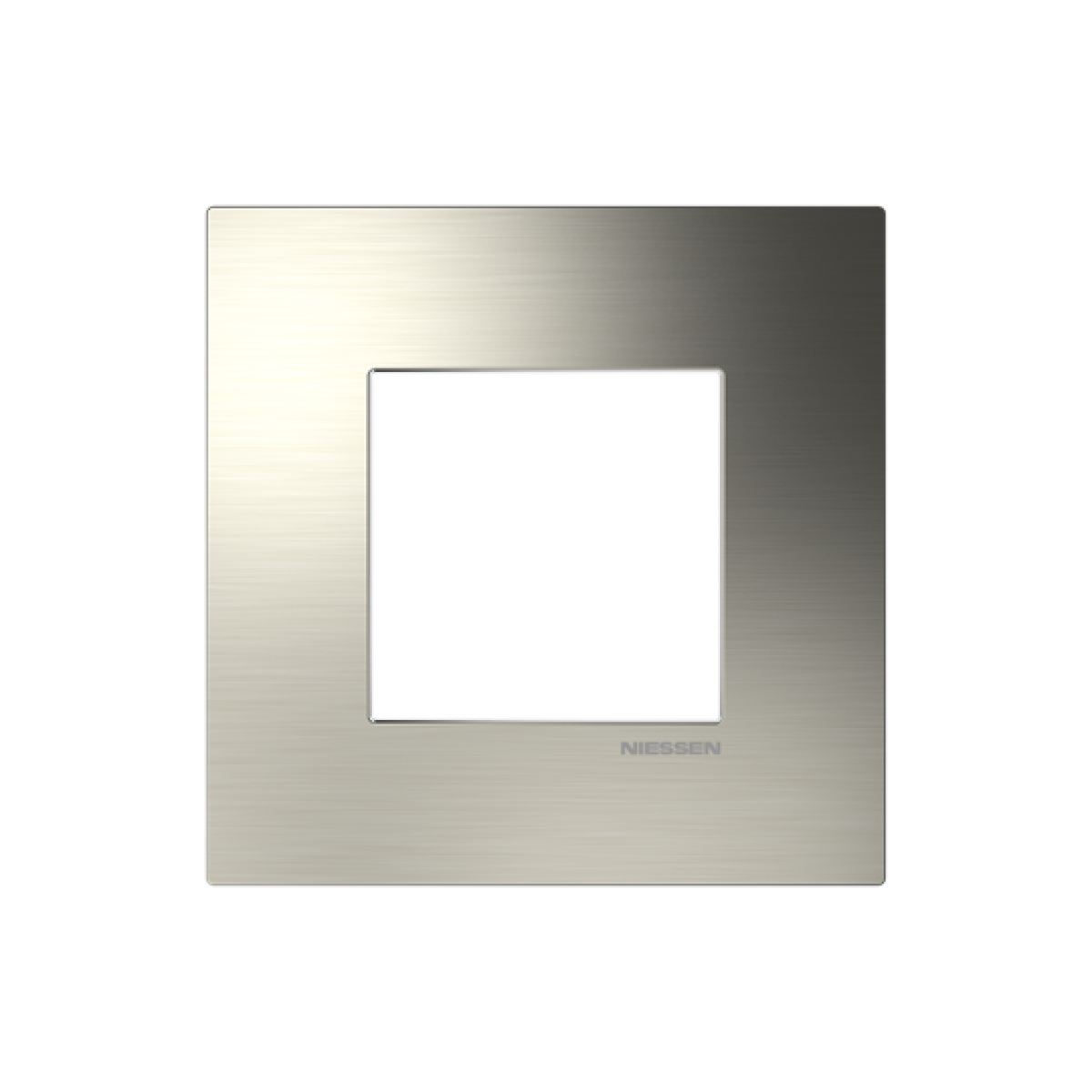 Frame 1-gang Nickel - Zenit