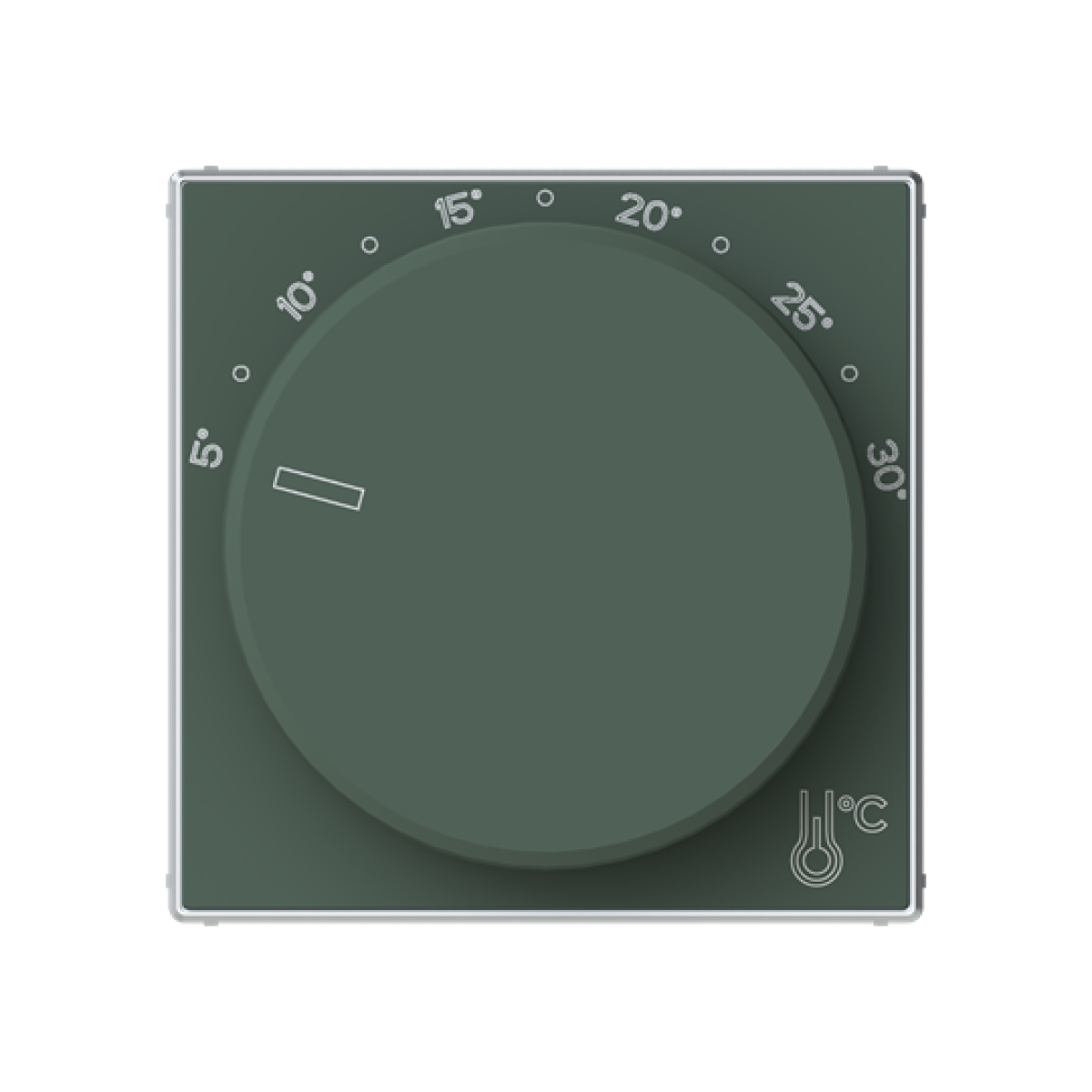 Cover plate for Thermostat Central cover plate Green - Sky Niessen