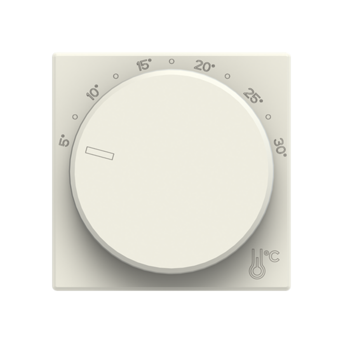 Cover plate for Thermostat Central cover plate White - Sky Niessen