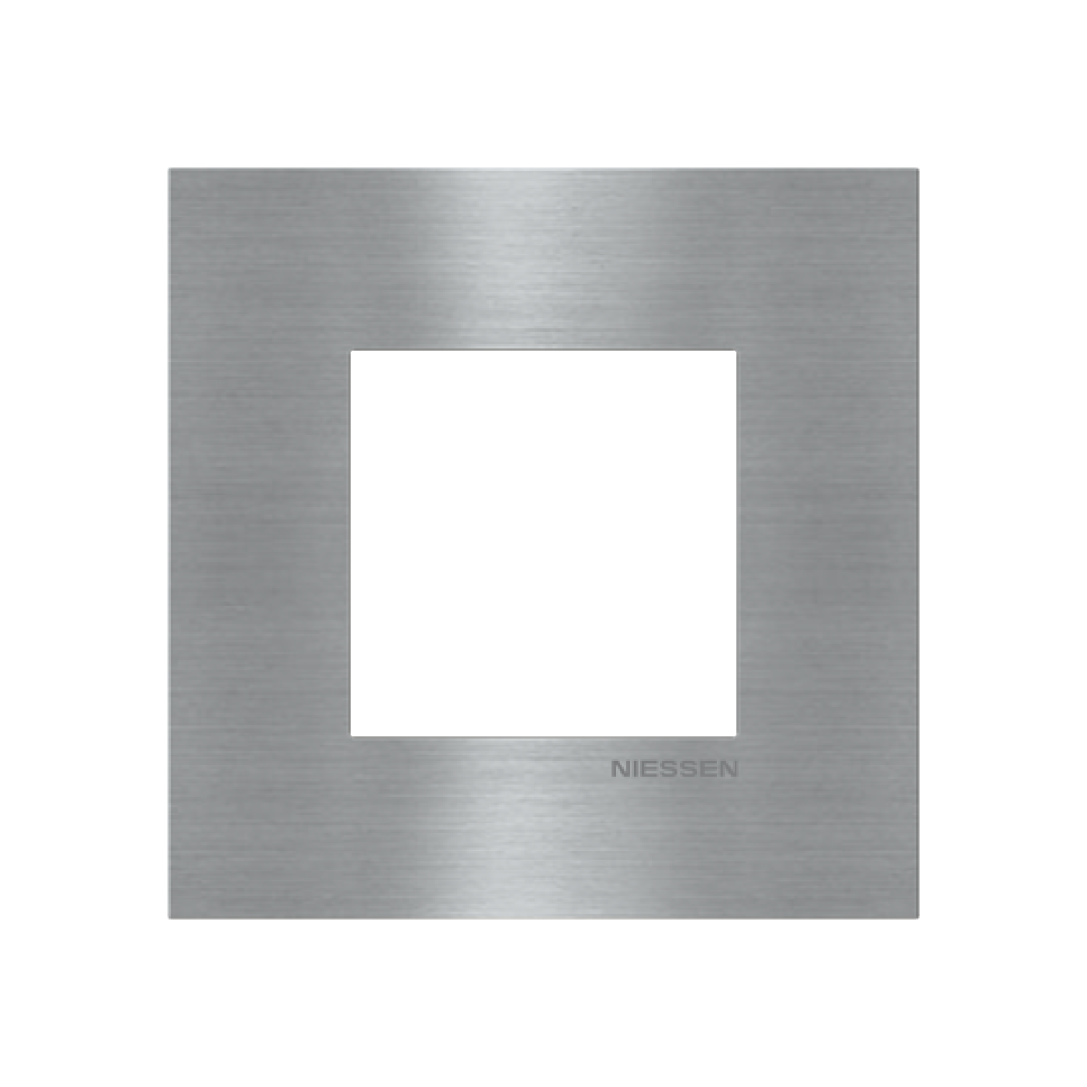 Frame 1-gang Stainless Steel - Zenit